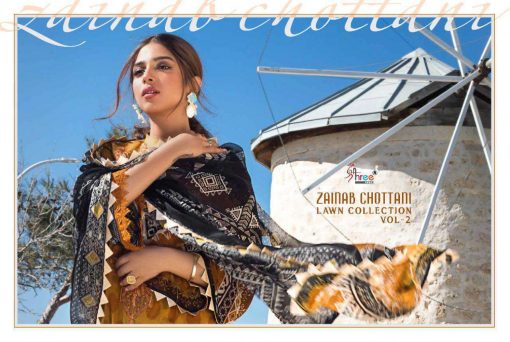 Shree Fabs Zainab Chottani Lawn Collection Vol 2 Salwar Suit Wholesale Catalog 8 Pcs 23 510x342 - Shree Fabs Zainab Chottani Lawn Collection Vol 2 Salwar Suit Wholesale Catalog 8 Pcs