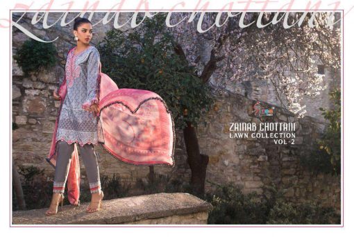 Shree Fabs Zainab Chottani Lawn Collection Vol 2 Salwar Suit Wholesale Catalog 8 Pcs 29 510x342 - Shree Fabs Zainab Chottani Lawn Collection Vol 2 Salwar Suit Wholesale Catalog 8 Pcs