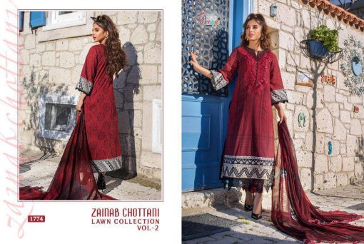 Shree Fabs Zainab Chottani Lawn Collection Vol 2 Salwar Suit Wholesale Catalog 8 Pcs 32 510x342 - Shree Fabs Zainab Chottani Lawn Collection Vol 2 Salwar Suit Wholesale Catalog 8 Pcs