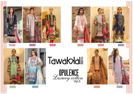 Tawakkal Opulence Luxury Cotton Vol 3 Salwar Suit Wholesale Catalog 10 Pcs 25 510x361 - Tawakkal Opulence Luxury Cotton Vol 3 Salwar Suit Wholesale Catalog 10 Pcs