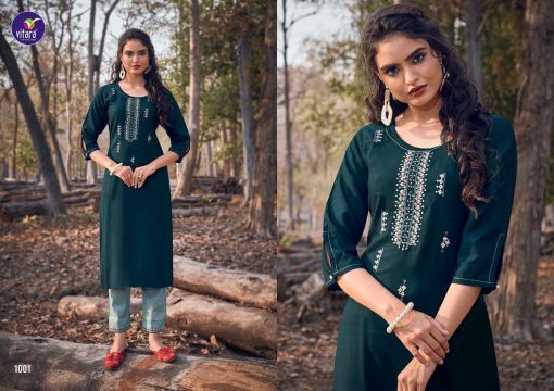 Vitara Lotus Kurti with Pant Wholesale Catalog 6 Pcs 3 510x360 - Vitara Lotus Kurti with Pant Wholesale Catalog 6 Pcs