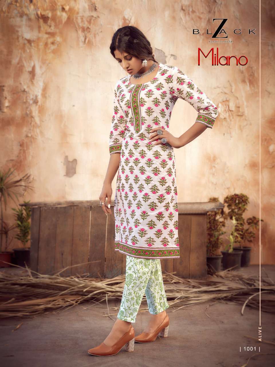 Tzu Kurti New Launch Nisha Cotton Fancy Designer Casual Wear Exclusive