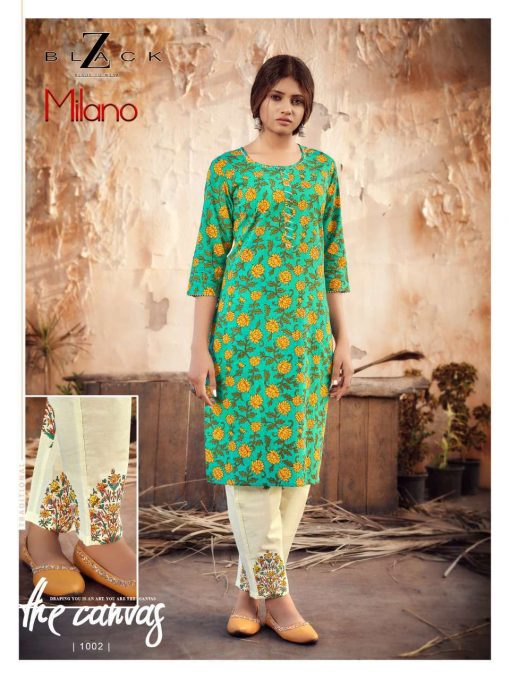 Z Black Milano Kurti with Pant Wholesale Catalog 6 Pcs 5 510x680 - Z Black Milano Kurti with Pant Wholesale Catalog 6 Pcs