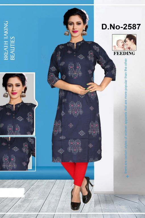 Avashya Inkline Feeding Kurtis Vol 8 Wholesale Catalog 6 Pcs 4 510x765 - Avashya Inkline Feeding Kurtis Vol 8 Wholesale Catalog 6 Pcs