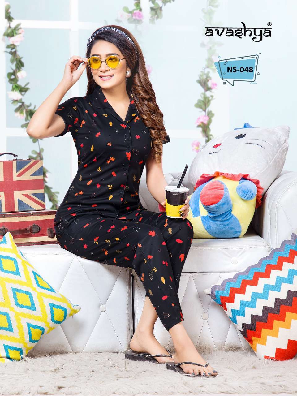 Buy Pick Any 1 Stylish Night Suit by Vrindam Creations (1NS1) Online at  Best Price in India on Naaptol.com