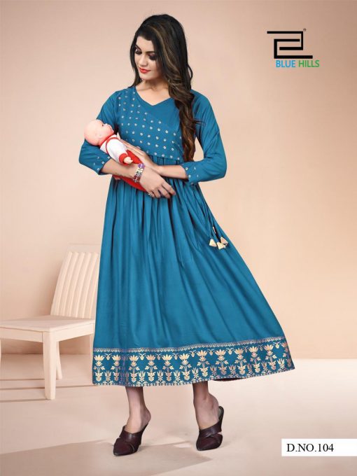 Blue Hills Badhai Ho Feeding Kurti Wholesale Catalog 8 Pcs 8 510x680 - Blue Hills Badhai Ho Feeding Kurti Wholesale Catalog 8 Pcs