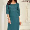 Blue Hills Color Bar Vol 5 Kurti Wholesale Catalog 8 Pcs