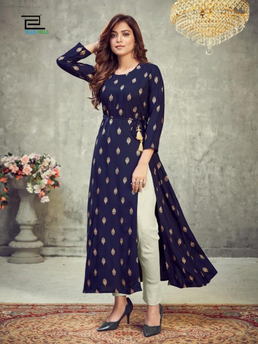 Blue Hills First Date Vol 1 Kurti Wholesale Catalog 8 Pcs 6 510x680 - Blue Hills First Date  Vol 1 Kurti Wholesale Catalog 8 Pcs