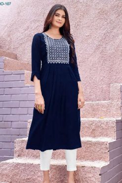 Blue Hills Miss India Vol 1 Kurti Wholesale Catalog 8 Pcs