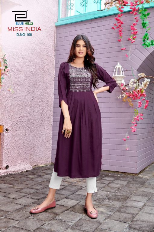 Blue Hills Miss India Vol 1 Kurti Wholesale Catalog 8 Pcs 4 510x765 - Blue Hills Miss India Vol 1 Kurti Wholesale Catalog 8 Pcs