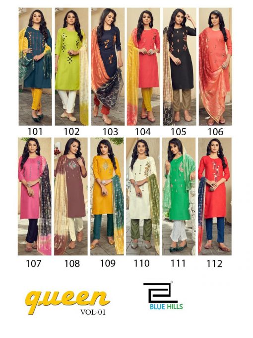 Blue Hills Queen Vol 1 Kurti with Dupatta Bottom Wholesale Catalog 12 Pcs 14 510x680 - Blue Hills Queen Vol 1 Kurti with Dupatta Bottom Wholesale Catalog 12 Pcs