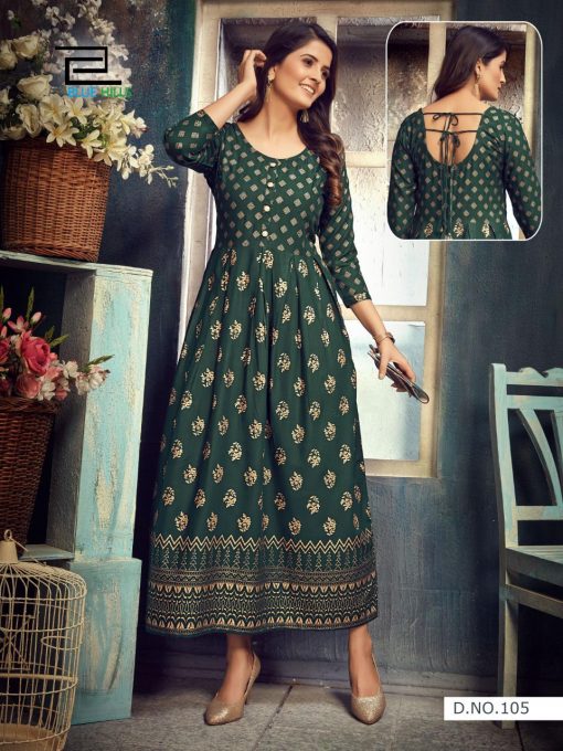 Blue Hills Show Off Kurti Wholesale Catalog 5 Pcs 2 510x680 - Blue Hills Show Off Kurti Wholesale Catalog 5 Pcs