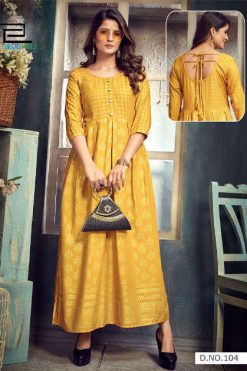 Blue Hills Show Off Kurti Wholesale Catalog 5 Pcs