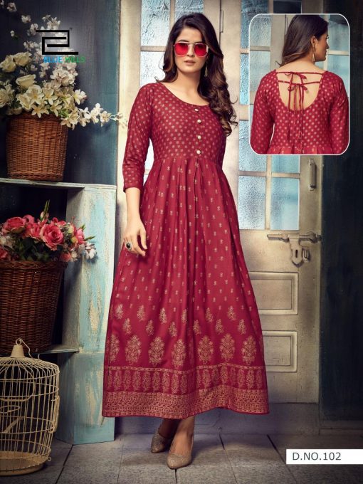 Blue Hills Show Off Kurti Wholesale Catalog 5 Pcs 5 510x680 - Blue Hills Show Off Kurti Wholesale Catalog 5 Pcs