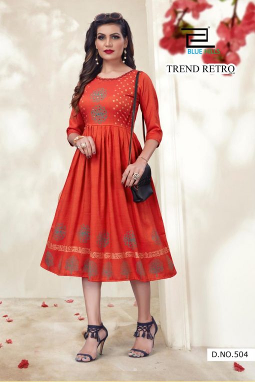 Blue Hills Trend Retro Kurti Wholesale Catalog 9 Pcs 4 510x765 - Blue Hills Trend Retro Kurti Wholesale Catalog 9 Pcs