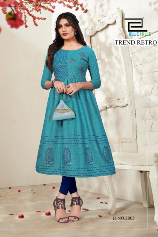 Blue Hills Trend Retro Kurti Wholesale Catalog 9 Pcs 8 510x765 - Blue Hills Trend Retro Kurti Wholesale Catalog 9 Pcs