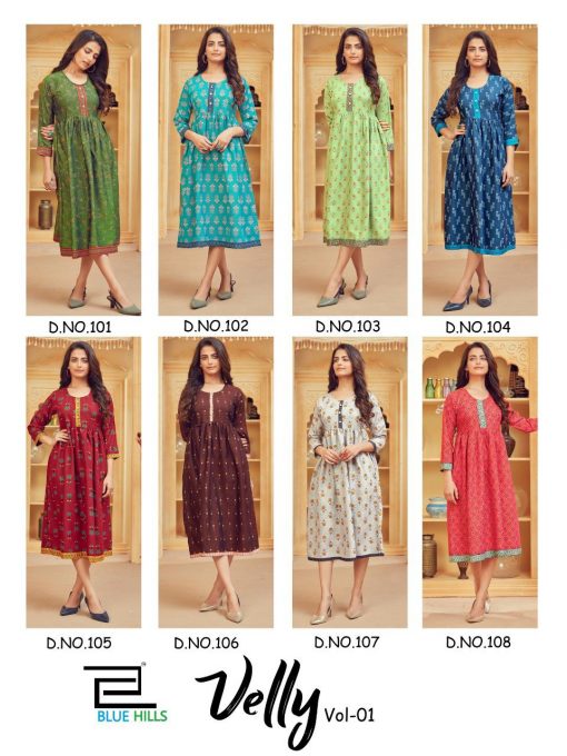 Blue Hills Velly Vol 1 Kurti Wholesale Catalog 8 Pcs 10 510x680 - Blue Hills Velly Vol 1 Kurti Wholesale Catalog 8 Pcs