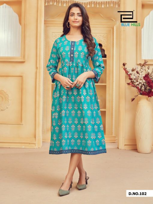 Blue Hills Velly Vol 1 Kurti Wholesale Catalog 8 Pcs 4 510x680 - Blue Hills Velly Vol 1 Kurti Wholesale Catalog 8 Pcs