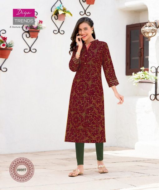 Diya Trends Gardencity Vol 10 by Kajal Style Kurti Wholesale Catalog 20 Pcs 11 510x612 - Diya Trends Gardencity Vol 10 by Kajal Style Kurti Wholesale Catalog 20 Pcs