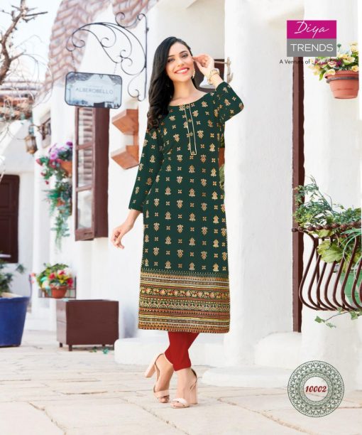 Diya Trends Gardencity Vol 10 by Kajal Style Kurti Wholesale Catalog 20 Pcs 16 510x612 - Diya Trends Gardencity Vol 10 by Kajal Style Kurti Wholesale Catalog 20 Pcs