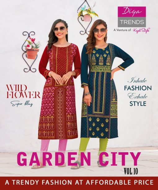 Diya Trends Gardencity Vol 10 by Kajal Style Kurti Wholesale Catalog 20 Pcs 4 510x612 - Diya Trends Gardencity Vol 10 by Kajal Style Kurti Wholesale Catalog 20 Pcs