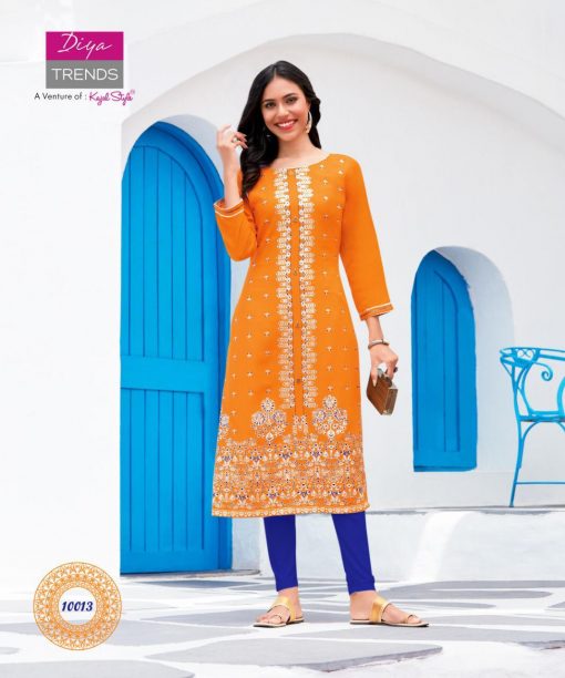 Diya Trends Gardencity Vol 10 by Kajal Style Kurti Wholesale Catalog 20 Pcs 5 510x612 - Diya Trends Gardencity Vol 10 by Kajal Style Kurti Wholesale Catalog 20 Pcs