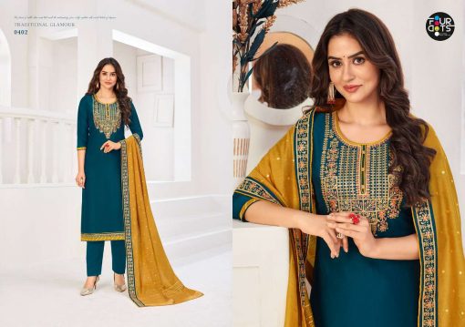 Four Dots Manjari Vol 5 by Kessi Salwar Suit Wholesale Catalog 4 Pcs 5 1 510x359 - Four Dots Manjari Vol 5 by Kessi Salwar Suit Wholesale Catalog 4 Pcs