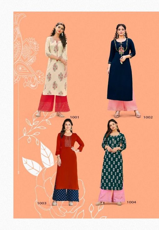 Kajal Style Fashion Diva Vol 1 Kurti with Palazzo Wholesale Catalog 8 Pcs 10 510x737 - Kajal Style Fashion Diva Vol 1 Kurti with Palazzo Wholesale Catalog 8 Pcs