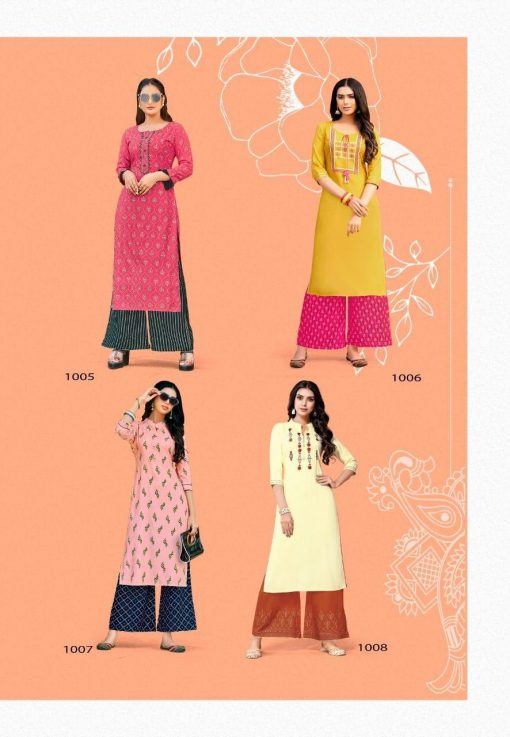 Kajal Style Fashion Diva Vol 1 Kurti with Palazzo Wholesale Catalog 8 Pcs 9 510x737 - Kajal Style Fashion Diva Vol 1 Kurti with Palazzo Wholesale Catalog 8 Pcs