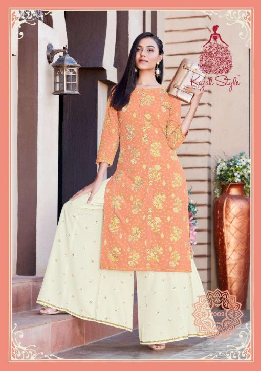 Kajal Style Fashion Label Vol 7 Kurti with Palazzo Sharara Wholesale Catalog 10 Pcs 3 510x725 - Kajal Style Fashion Label Vol 7 Kurti with Palazzo Sharara Wholesale Catalog 10 Pcs