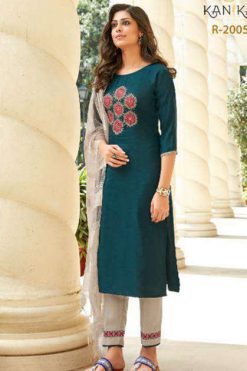 Kanika Roohi Kurti with Dupatta Bottom Wholesale Catalog 6 Pcs