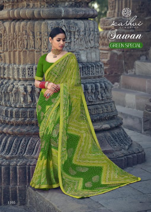 Kashvi Sawan Green by Lt Fabrics Saree Sari Wholesale Catalog 10 Pcs 11 510x719 - Kashvi Sawan Green by Lt Fabrics Saree Sari Wholesale Catalog 10 Pcs