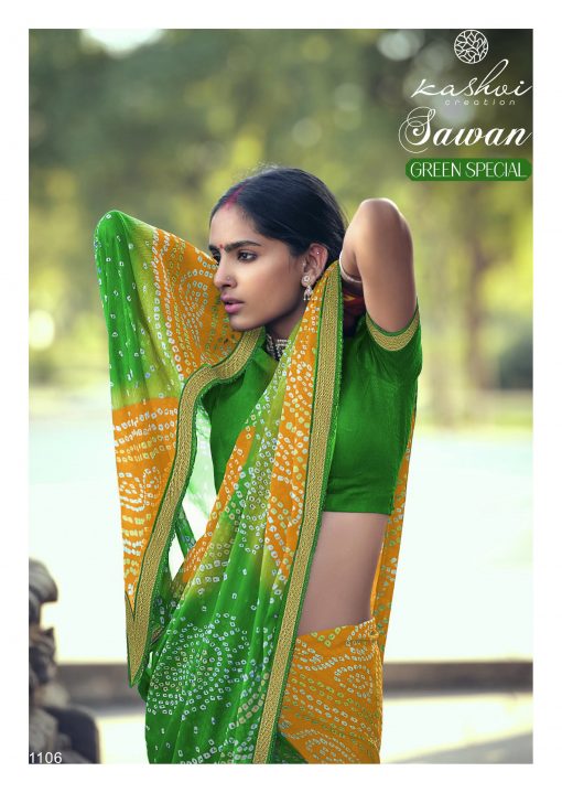 Kashvi Sawan Green by Lt Fabrics Saree Sari Wholesale Catalog 10 Pcs 14 510x719 - Kashvi Sawan Green by Lt Fabrics Saree Sari Wholesale Catalog 10 Pcs