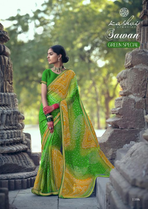 Kashvi Sawan Green by Lt Fabrics Saree Sari Wholesale Catalog 10 Pcs 15 510x719 - Kashvi Sawan Green by Lt Fabrics Saree Sari Wholesale Catalog 10 Pcs