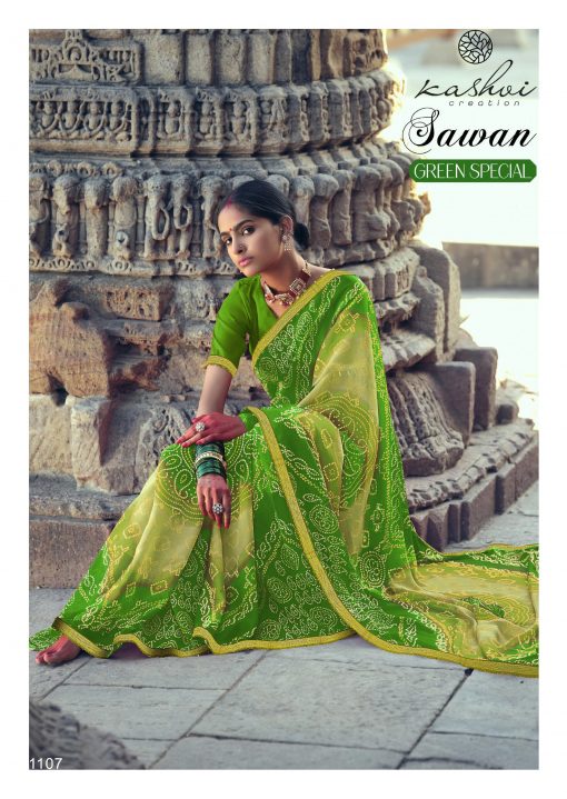 Kashvi Sawan Green by Lt Fabrics Saree Sari Wholesale Catalog 10 Pcs 16 510x719 - Kashvi Sawan Green by Lt Fabrics Saree Sari Wholesale Catalog 10 Pcs