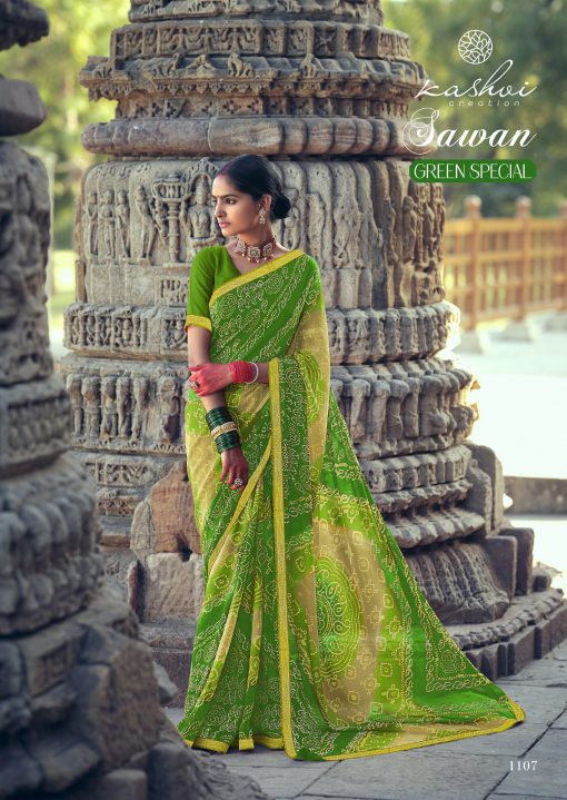 Kashvi Sawan Green by Lt Fabrics Saree Sari Wholesale Catalog 10 Pcs 17 510x719 - Kashvi Sawan Green by Lt Fabrics Saree Sari Wholesale Catalog 10 Pcs