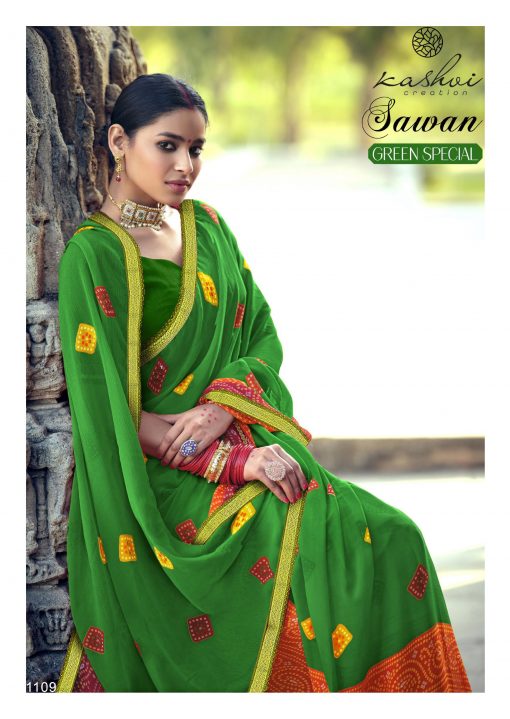 Kashvi Sawan Green by Lt Fabrics Saree Sari Wholesale Catalog 10 Pcs 20 510x719 - Kashvi Sawan Green by Lt Fabrics Saree Sari Wholesale Catalog 10 Pcs