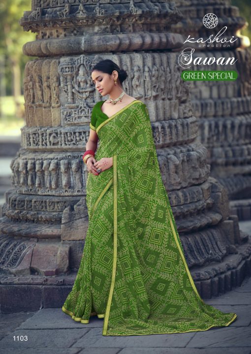 Kashvi Sawan Green by Lt Fabrics Saree Sari Wholesale Catalog 10 Pcs 8 510x719 - Kashvi Sawan Green by Lt Fabrics Saree Sari Wholesale Catalog 10 Pcs