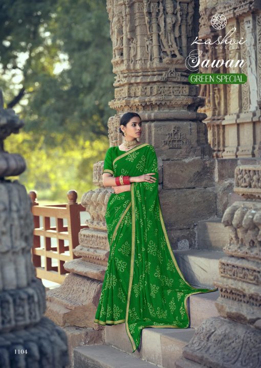 Kashvi Sawan Green by Lt Fabrics Saree Sari Wholesale Catalog 10 Pcs 9 510x719 - Kashvi Sawan Green by Lt Fabrics Saree Sari Wholesale Catalog 10 Pcs