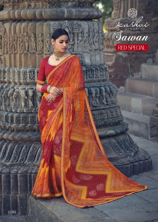 Kashvi Sawan Red by Lt Fabrics Saree Sari Wholesale Catalog 10 Pcs 11 510x719 - Kashvi Sawan Red by Lt Fabrics Saree Sari Wholesale Catalog 10 Pcs