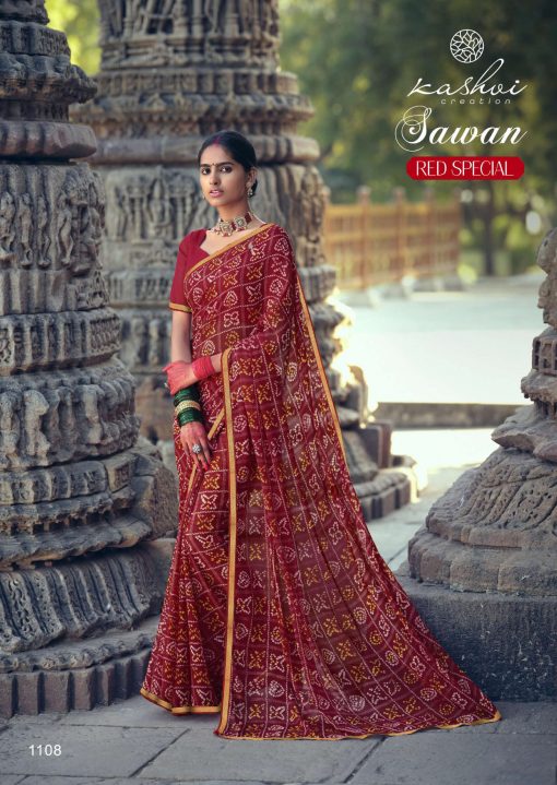 Kashvi Sawan Red by Lt Fabrics Saree Sari Wholesale Catalog 10 Pcs 18 510x719 - Kashvi Sawan Red by Lt Fabrics Saree Sari Wholesale Catalog 10 Pcs