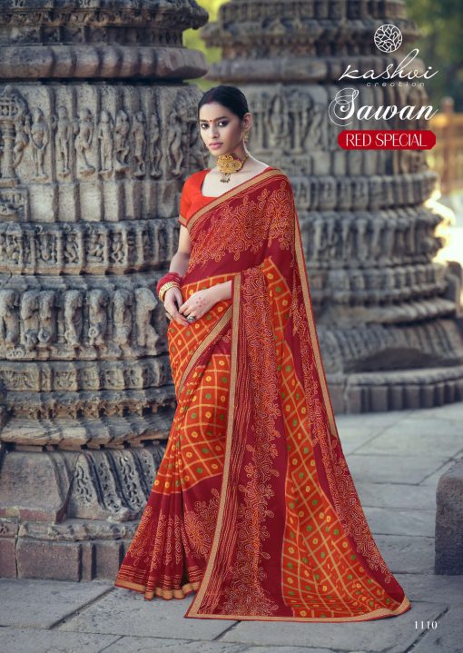 Kashvi Sawan Red by Lt Fabrics Saree Sari Wholesale Catalog 10 Pcs 23 510x719 - Kashvi Sawan Red by Lt Fabrics Saree Sari Wholesale Catalog 10 Pcs