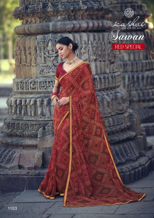 Kashvi Sawan Red by Lt Fabrics Saree Sari Wholesale Catalog 10 Pcs 8 510x719 - Kashvi Sawan Red by Lt Fabrics Saree Sari Wholesale Catalog 10 Pcs
