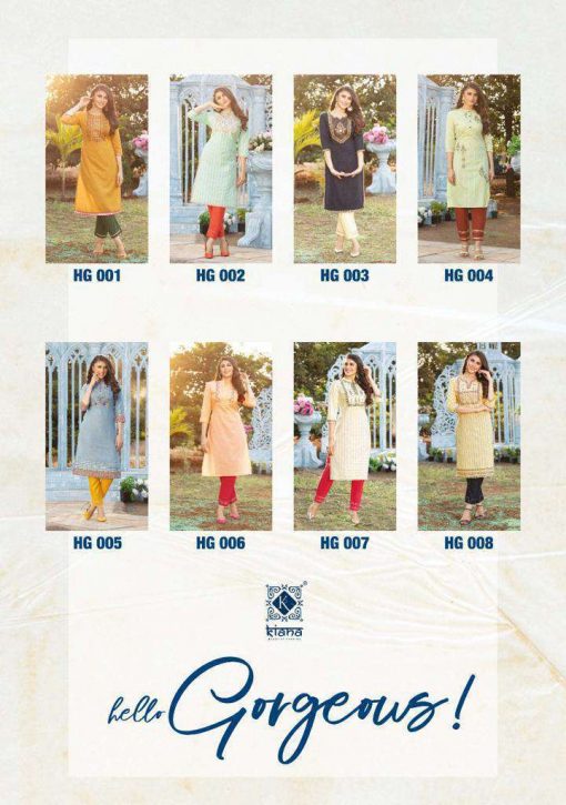 Kiana Hello Gorgeous Kurti with Pant Wholesale Catalog 8 Pcs 19 510x725 - Kiana Hello Gorgeous Kurti with Pant Wholesale Catalog 8 Pcs