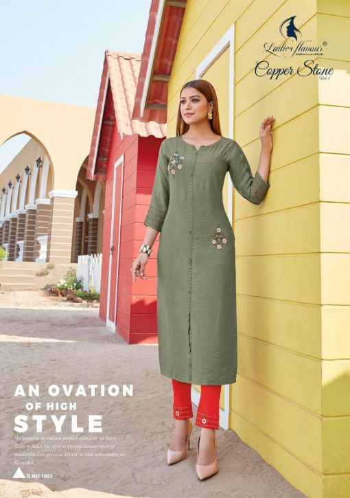 Ladies Flavour Copper Stone Vol 2 Kurti with Pant Wholesale Catalog 6 Pcs 5 510x725 - Ladies Flavour Copper Stone Vol 2 Kurti with Pant Wholesale Catalog 6 Pcs