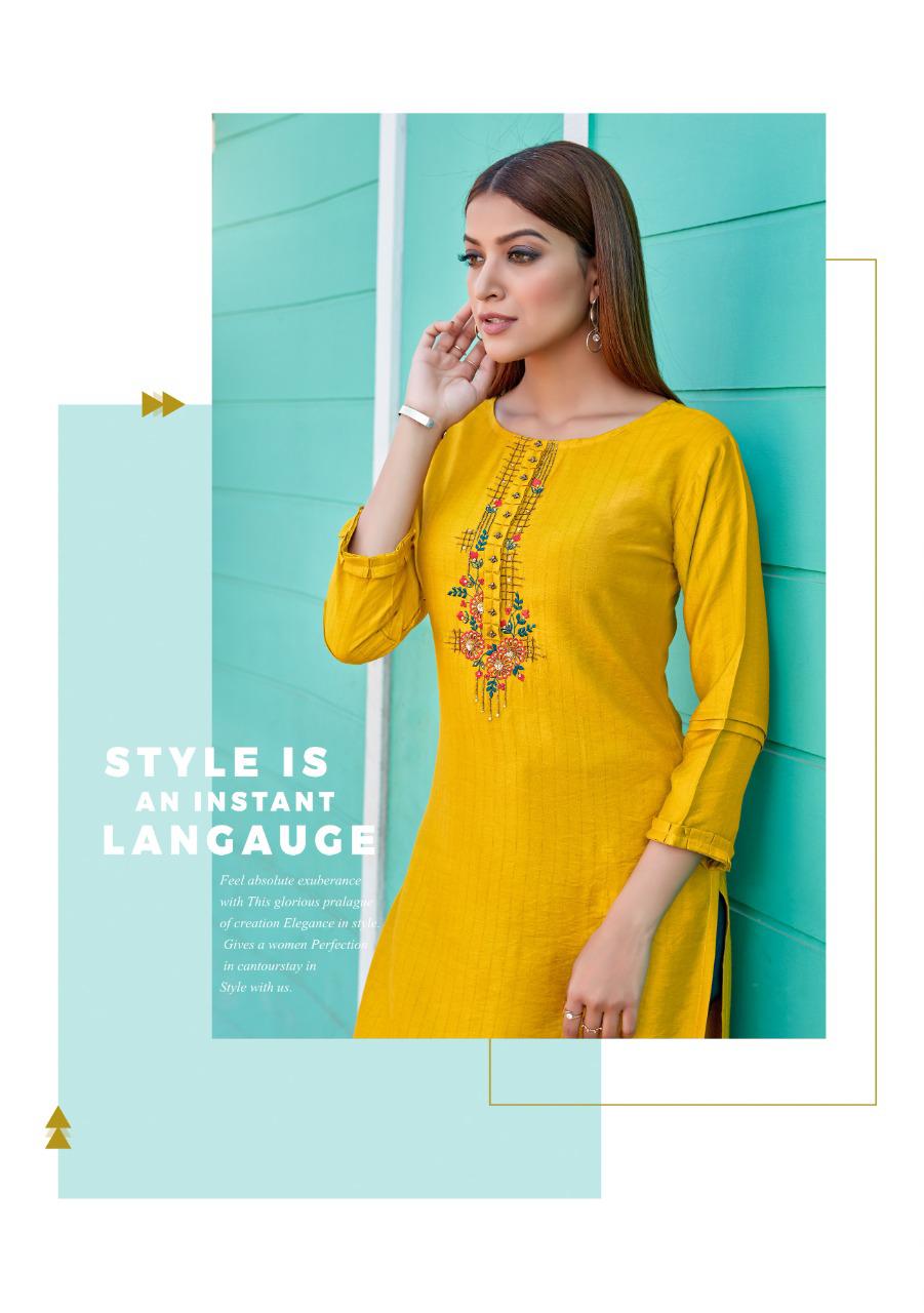 feel-in by we fancy kurtis with pant catalogue online supplier surat
