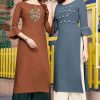 Manas Anishka Vol 6 Kurti with Palazzo Wholesale Catalog 6 Pcs