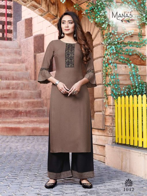 Manas Anishka Vol 6 Kurti with Palazzo Wholesale Catalog 6 Pcs 9 510x680 - Manas Anishka Vol 6 Kurti with Palazzo Wholesale Catalog 6 Pcs