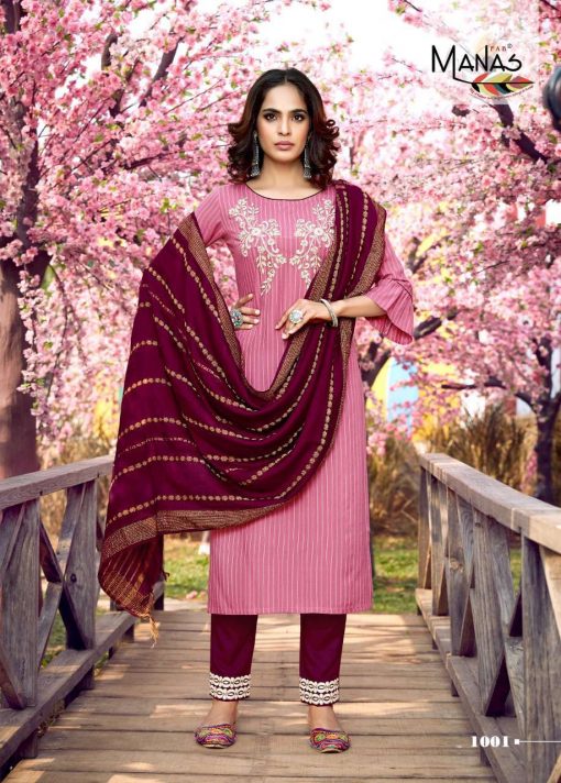 Manas Glamour City Kurti with Dupatta Bottom Wholesale Catalog 6 Pcs 3 510x712 - Manas Glamour City Kurti with Dupatta Bottom Wholesale Catalog 6 Pcs