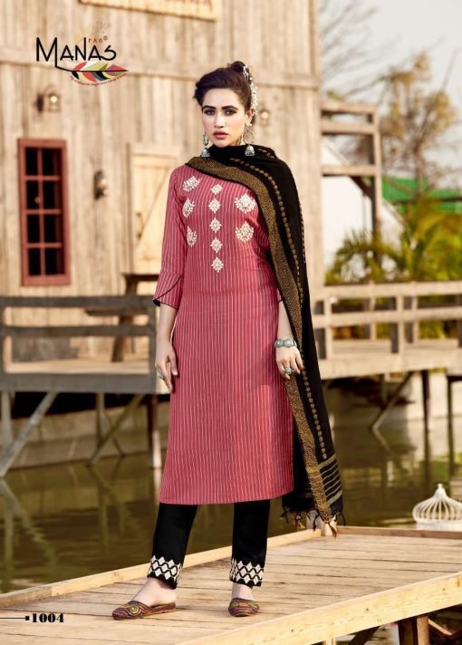 Manas Glamour City Kurti with Dupatta Bottom Wholesale Catalog 6 Pcs 5 510x712 - Manas Glamour City Kurti with Dupatta Bottom Wholesale Catalog 6 Pcs